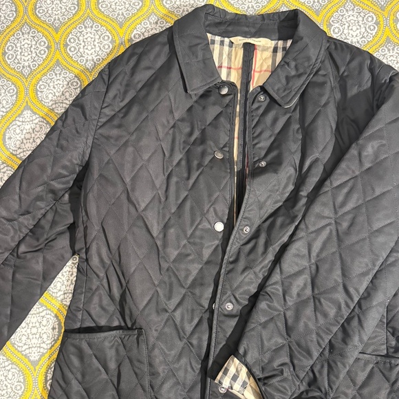 Womens Burberry quilt jacket black large - Picture 1 of 5